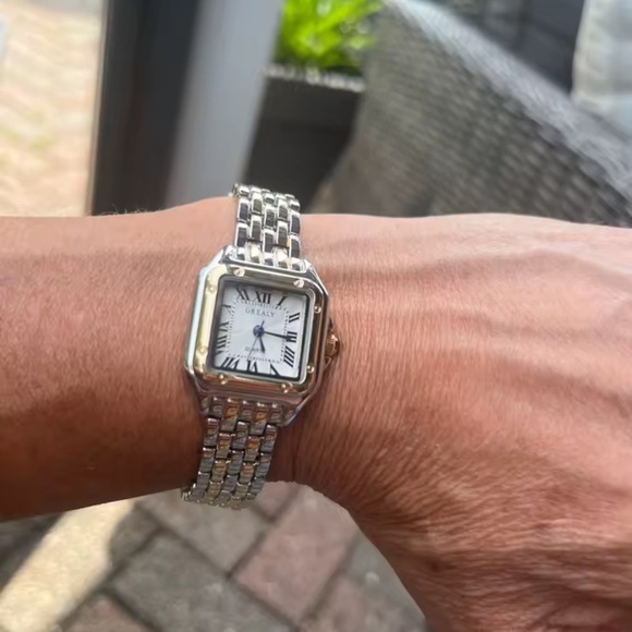 Classic Silver Square Watch main image 7